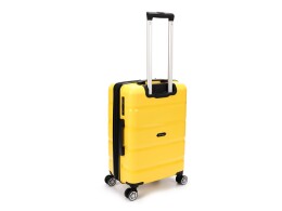 Torber Чемодан TORBER В Отпуск, жёлтый, полипропилен, 40,5 х 25 х 62,5 см, 55 л