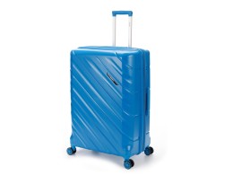 Torber Чемодан TORBER В Отпуск, синий, полипропилен, 54,5 х 33,5 х 79 см, 135 л