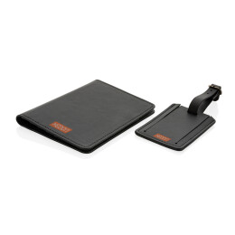 Разное Обложка на паспорт с багажной биркой Swiss Peak из переработанного полиуретана GRS