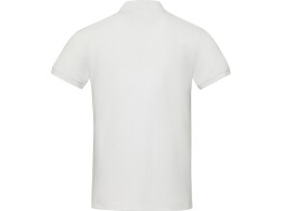 Elevate Emerald поло унисекс с коротким рукавом из переработанных материалов Aware™. - Белый