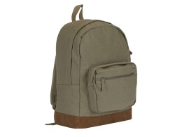 Разное Рюкзак Shammy с эко-замшей для ноутбука 15", бежевый