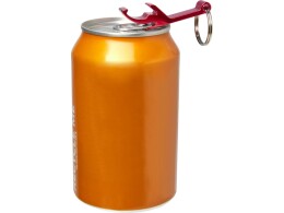 Разное Брелок-открывалка Tao из переработанного алюминия - Красный