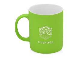 Разное Кружка с покрытием soft-touch «Barrel of a Gum», зеленое яблоко (P)