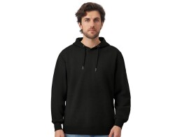 US Basic Толстовка с капюшоном оверсайз «Lisbon» унисекс, черный