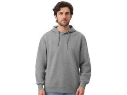 US Basic Толстовка с капюшоном оверсайз «Lisbon» унисекс, серый меланж