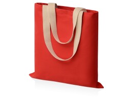 Разное Сумка для шопинга Steady из хлопка с парусиновыми ручками, 260 г/м2, красный (P)