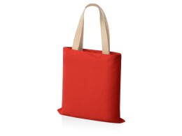 Разное Сумка для шопинга Steady из хлопка с парусиновыми ручками, 260 г/м2, красный (P)