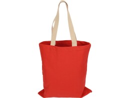 Разное Сумка для шопинга Steady из хлопка с парусиновыми ручками, 260 г/м2, красный (P)