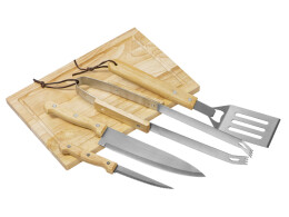 Разное Набор для барбекю Terra из 6 предметов, с разделочной доской (P)