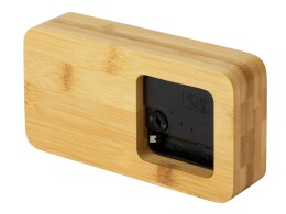 Разное Прямоугольные настольные часы из бамбука "Squarium"