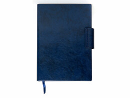 Lettertone Бизнес блокнот А5 "Monoi" с клапаном, твердая обложка, 128 листов, темно-синий