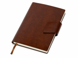 Lettertone Бизнес блокнот А5 "Monoi" с клапаном, твердая обложка, 128 листов, коричневый