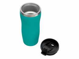Разное Термокружка "Mony Steel" 350 мл, soft touch, бирюзовый 320C (P)