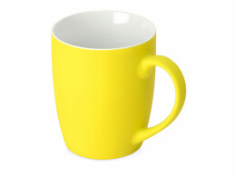 Разное Кружка с покрытием soft-touch “Tulip Gum”, желтый (3955C) (P)