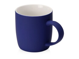 Разное Кружка с покрытием soft-touch "Dalgona", синяя (P)