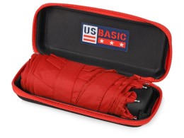 US Basic Зонт складной "Frisco", механический, 5 сложений, в футляре, красный (P)