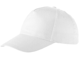 US Basic Бейсболка "Memphis" 5-ти панельная 165 гр, белый (P)