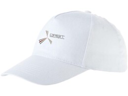 US Basic Бейсболка "Memphis" 5-ти панельная 165 гр, белый (P)