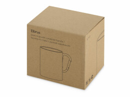 Разное Стальная кружка Elbrus с двойными стенками и ручкой-карабином, 300 мл (глянц), серебристый (P)