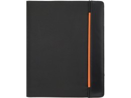 Разное Папка для документов «Делос», черный/оранжевый (P)