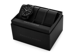 Armani Exchange Подарочный набор: часы наручные мужские с браслетом. Armani Exchange