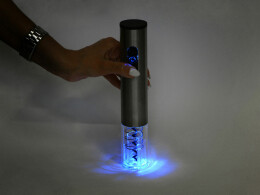 Master of Wine Набор винных аксессуаров с электрическим штопором из стали, на батарейках (P)