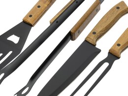 Tour de Grass BBQ набор из акации, черный (P)