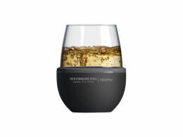 ASOBU Тумблер для вина WINE KUZIE, черный (P)
