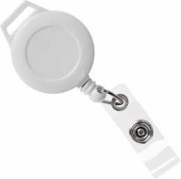 Разное Ретрактор Attach New с ушком под ленту, белый