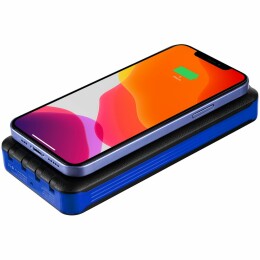 Разное Аккумулятор с беспроводной зарядкой Holiday Maker Wireless, 10000 мАч, синий