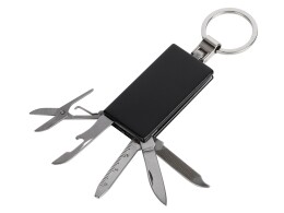 Разное Мультитул-брелок 5-в-1 «Badge», черный