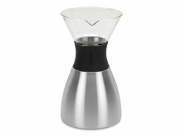 ASOBU Кофеварка POUR OVER, 1000 мл, серебристый/черный