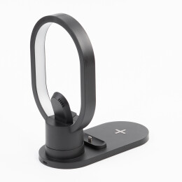 mid-oceangift Настольная беспроводная (15W) зарядная станция "Starship" с лампой