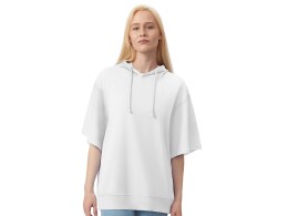 US Basic Худи оверсайз с коротким рукавом «Warsaw» унисекс, белый