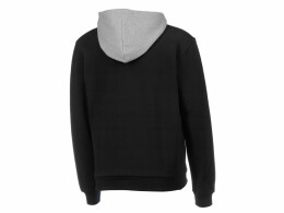 US Basic Толстовка с капюшоном "Amsterdam" мужская, черный/серый меланж