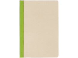 Savio Блокнот А5 из переработанного тростника и RPET "Adiantum", 80 листов, гибкая обложка, зеленое яблоко