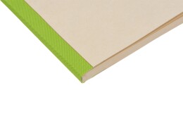 Savio Блокнот А5 из переработанного тростника и RPET "Adiantum", 80 листов, гибкая обложка, зеленое яблоко