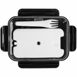 Разное Ланчбокс Cibus с аккумулятором холода, белый с черным