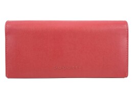 bugatti Кошелёк BUGATTI Vertice, красный, натуральная воловья кожа, 19,2х3х9,3 см