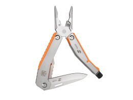 Stinger Мультитул Stinger, 102 мм, 8 функций, сталь/АБС-пластик, оранжевый, в комплекте нейлоновый чехол
