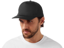 US Basic Бейсболка "Mix" 5-ти панельная 180 гр, черный