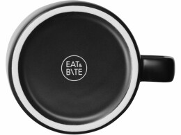 Eat&Bite Чайная пара "Brighton" : блюдце овальное, чашка, коробка, черный