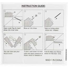 Разное Палки-стучалки для болельщиков «Пошумим», белые