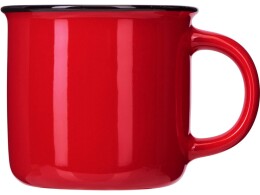 Разное Кружка с каймой "Countryside M", красный 410ml
