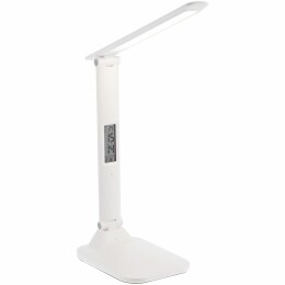 Molti Настольная лампа с часами и календарем Office Torch ver.2, белая