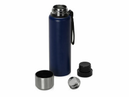 Waterline Вакуумный термос "Story" c покрытием powder, тубус, темно-синий