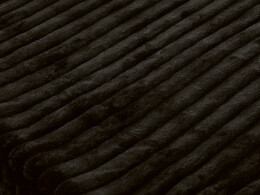 Разное Плед Wave флисовый, черный