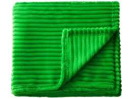 Разное Плед Wave флисовый, зеленый