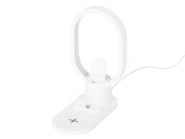 Evolt Беспроводная зарядная станция 4-в-1 "Portal" c лампой, 15 Вт, белый