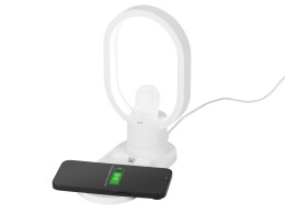 Evolt Беспроводная зарядная станция 4-в-1 "Portal" c лампой, 15 Вт, белый